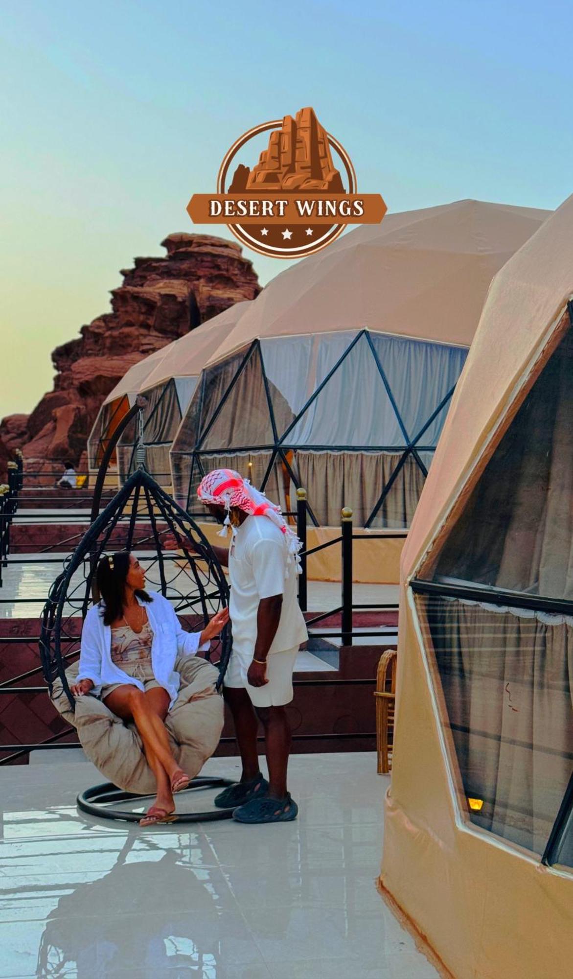 Rum Wings Bubble Luxury Camp Wadi Rum Exterior foto